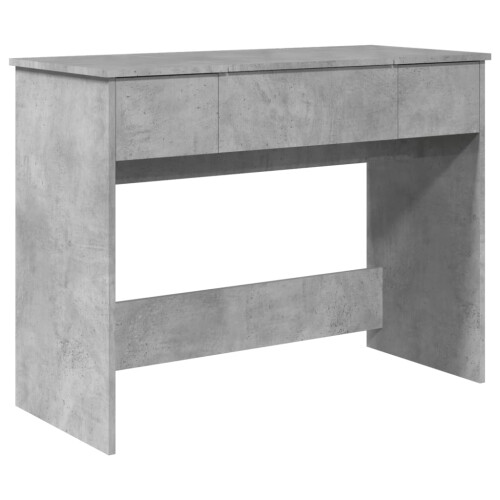 VidaXL (concrete grey) vidaXL Dressing Table with Mirror Cosmetic Table Makeup Table Vanity Desk 1