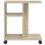 VidaXL (Sonoma oak) vidaXL Side Table with Wheels Hallway End Table Coffee Table Engineered Wood 5