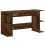 VidaXL (smoked oak) vidaXL Desk Office Writing Desk Working Computer Table Black Engineered Wood 2