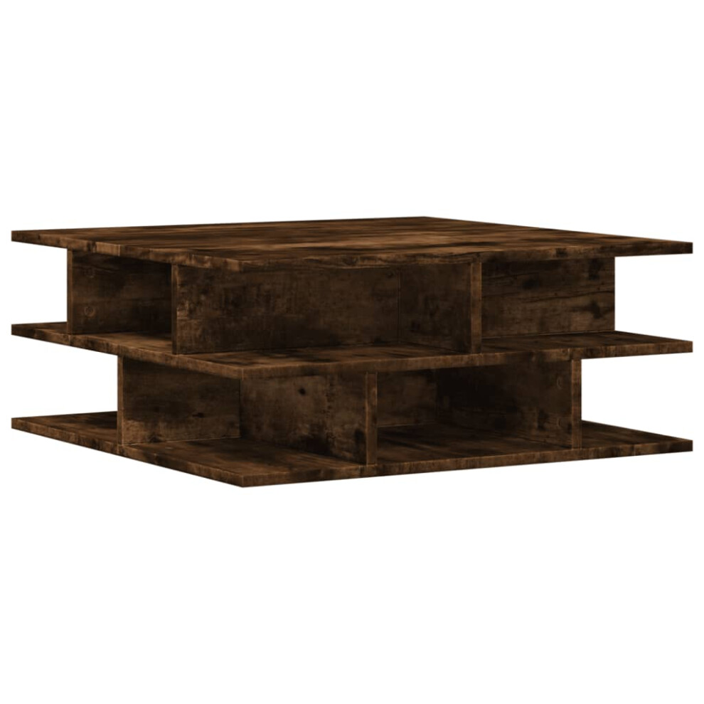 (smoked oak) vidaXL Coffee Table Hallway Accent End Table Tea Side Table Engineered Wood