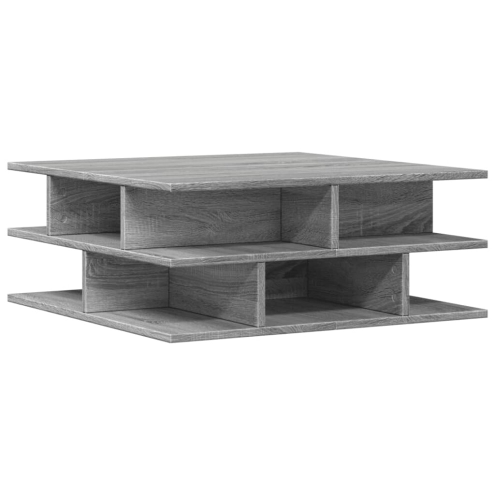 (grey sonoma) vidaXL Coffee Table Hallway Accent End Table Tea Side Table Engineered Wood