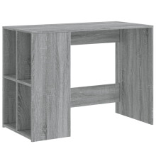 (grey sonoma) vidaXL Desk Writing Desk Office Study Working Computer Table Engineered Wood