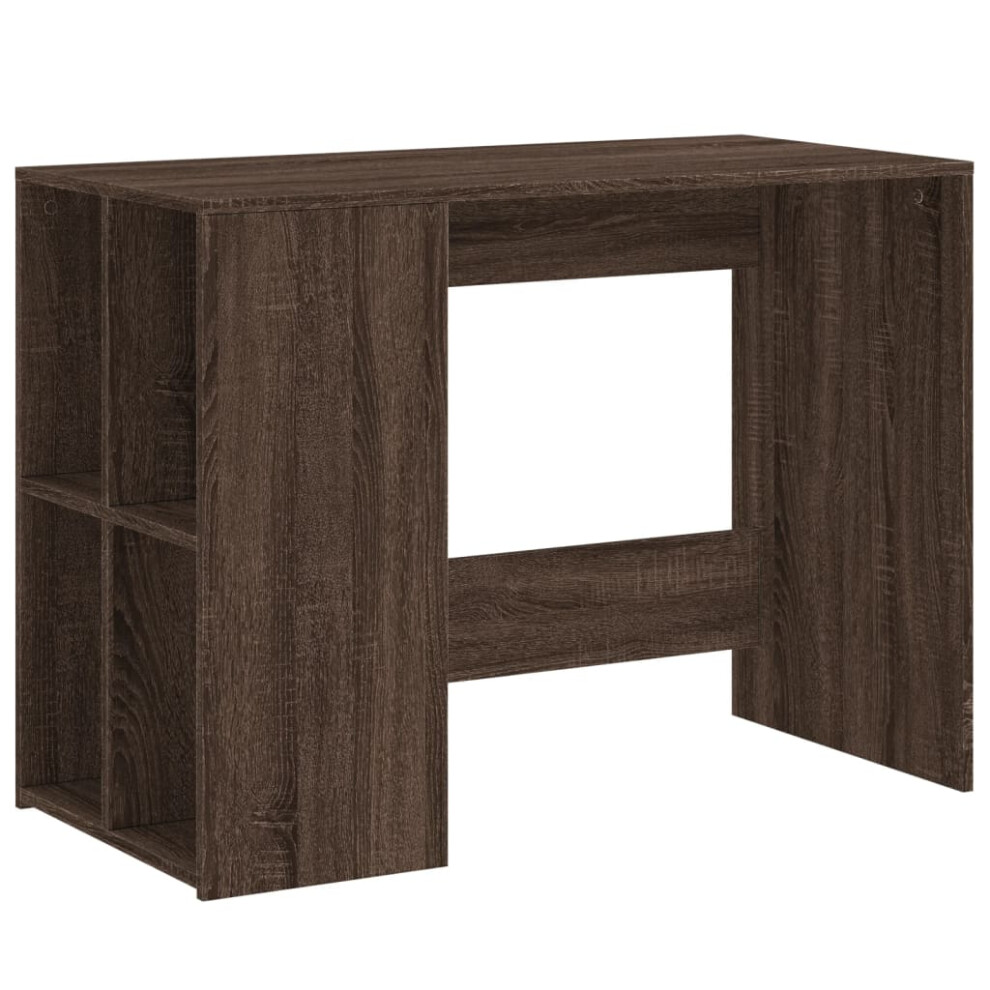 (brown oak) vidaXL Desk Writing Desk Office Study Working Computer Table Engineered Wood-image-OPC-PDY28B6-NEW