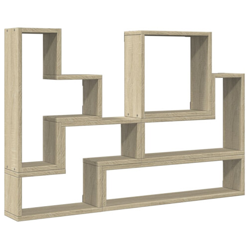 VidaXL (sonoma oak) vidaXL Wall Shelf Floating Shelf Wall Mounted Storage Rack Engineered Wood 1