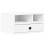 VidaXL (White) vidaXL Printer Stand Printer Table Office Desk File Organiser Engineered Wood 1