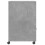 VidaXL (concrete grey) vidaXL Printer Stand with Wheels Printer Table Office File Desk Organiser 6