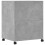 VidaXL (concrete grey) vidaXL Printer Stand with Wheels Printer Table Office File Desk Organiser 7