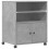 VidaXL (concrete grey) vidaXL Printer Stand with Wheels Printer Table Office File Desk Organiser 2
