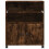 VidaXL (smoked oak) vidaXL Printer Stand with Wheels Printer Table Office File Desk Organiser 5