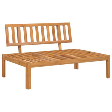(brown, middle sofa) vidaXL Garden Table Outdoor Table Patio Side Coffee Table Solid Wood Acacia