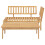 VidaXL (light brown, corner + table) vidaXL Garden Table Outdoor Table Patio Side Coffee Table Solid Wood Acacia 3