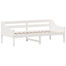 (white, 80 x 200 cm) vidaXL Day Bed Sofa Bed Frame Daybed Couch Bedroom Guest Bed Solid Wood Pine