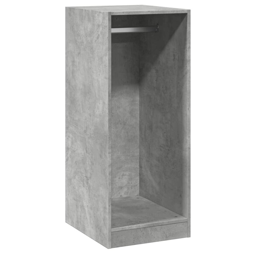 (concrete grey, 48x41x102 cm) vidaXL Wardrobe Organiser Bedroom Closet Clothes Storage Shelf Engineered Wood