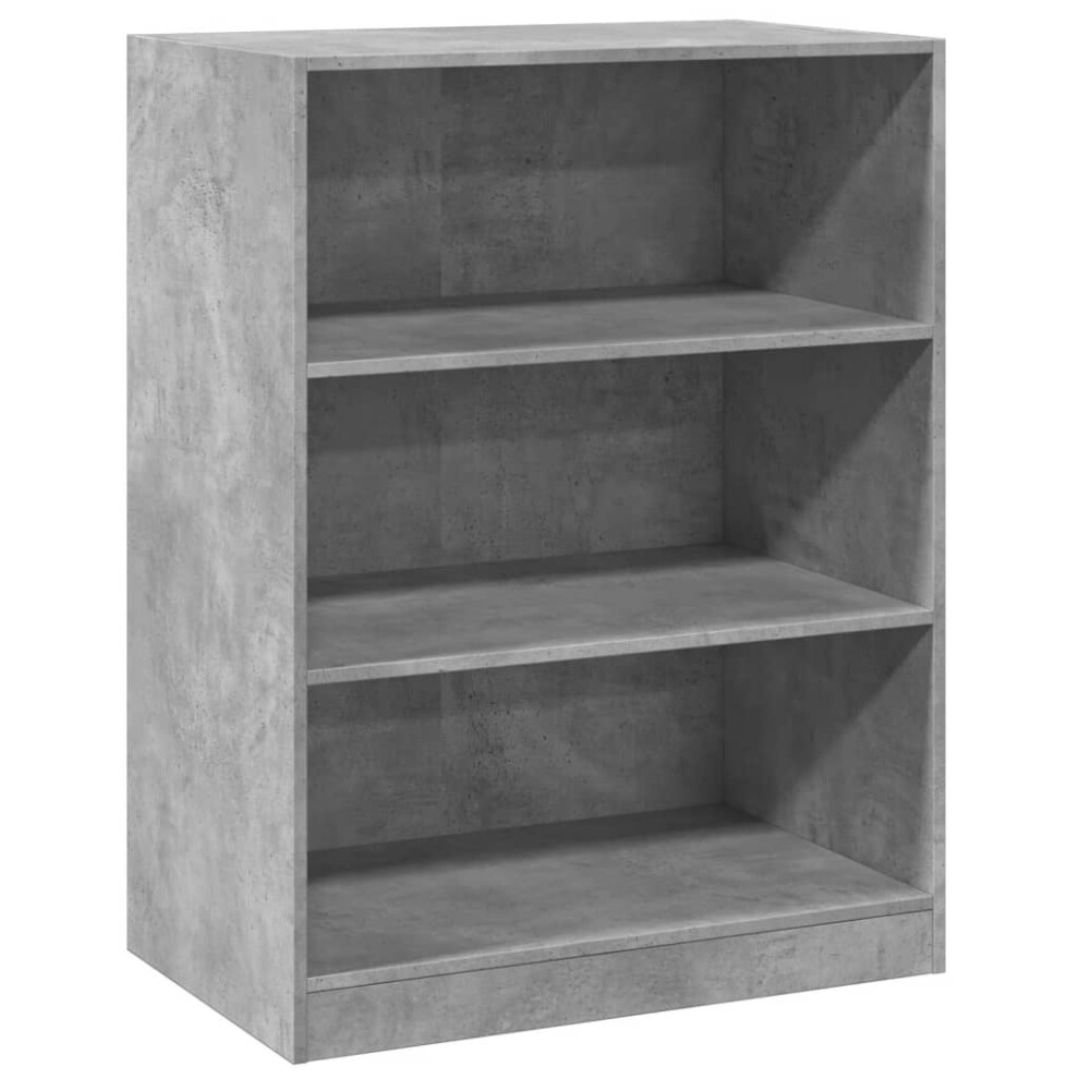 (concrete grey, 77x48x102 cm/20 kg) vidaXL Wardrobe Organiser Bedroom Closet Clothes Storage Shelf Engineered Wood