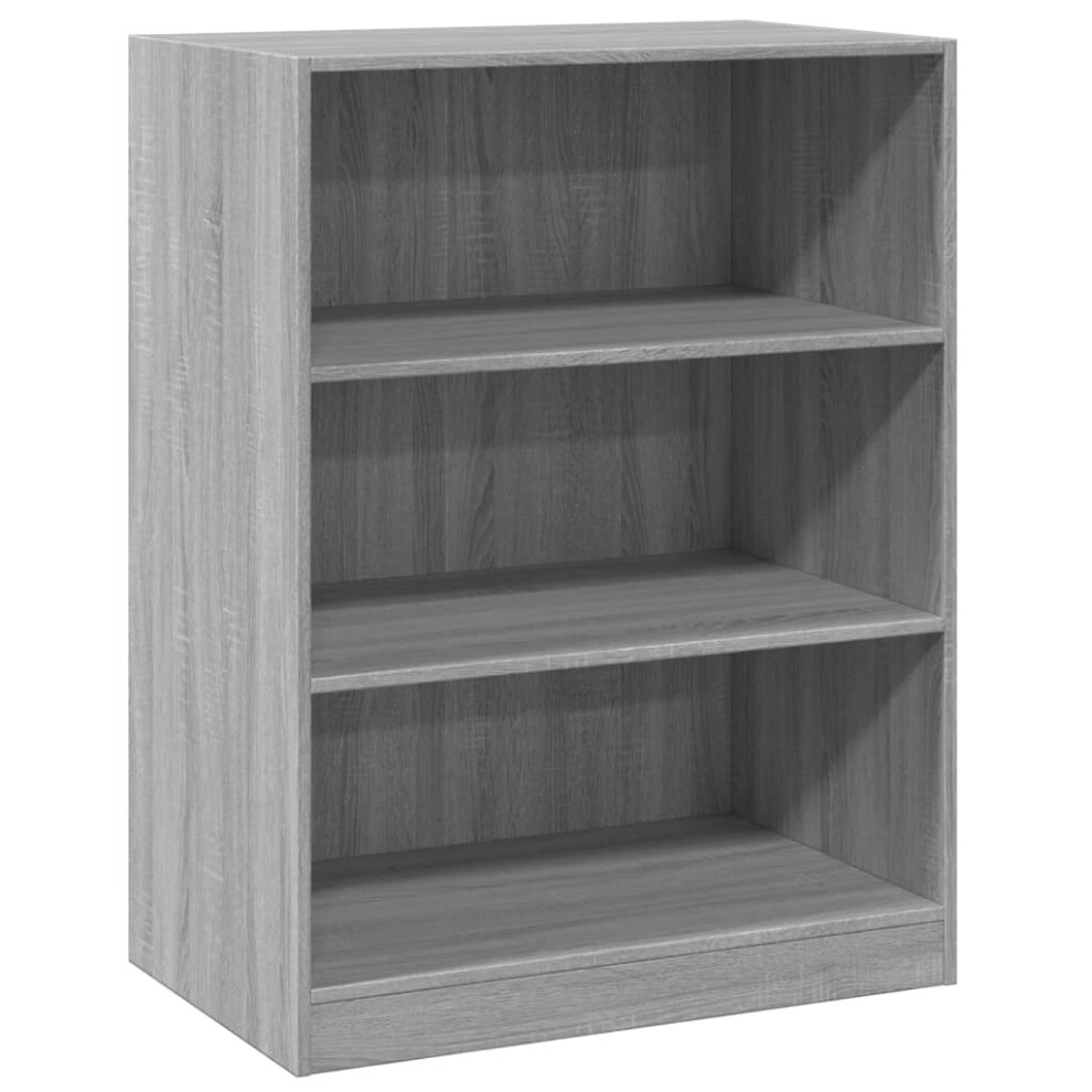 (grey sonoma, 77x48x102 cm/20 kg) vidaXL Wardrobe Organiser Bedroom Closet Clothes Storage Shelf Engineered Wood