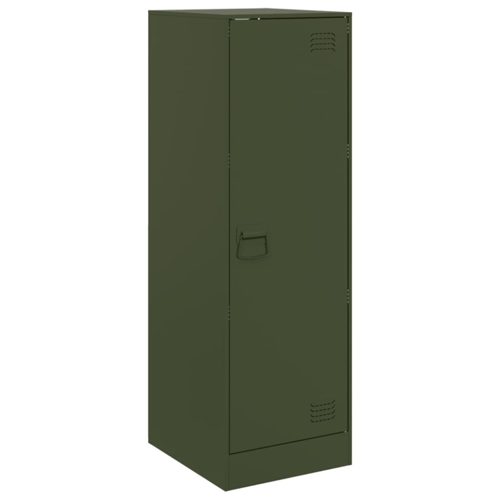 (olive green) vidaXL Sideboard Living Room Storage Cupboard Side Cabinet Highboard Steel