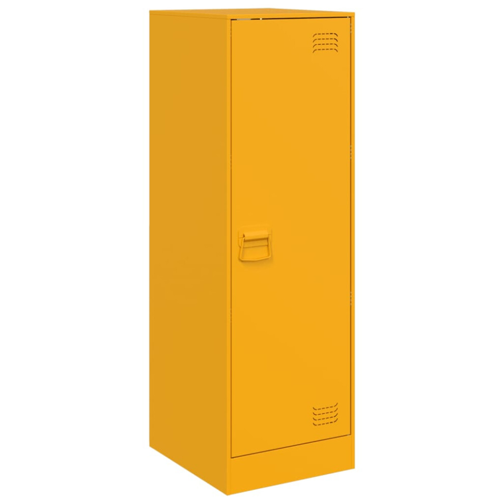 (mustard yellow) vidaXL Sideboard Living Room Storage Cupboard Side Cabinet Highboard Steel