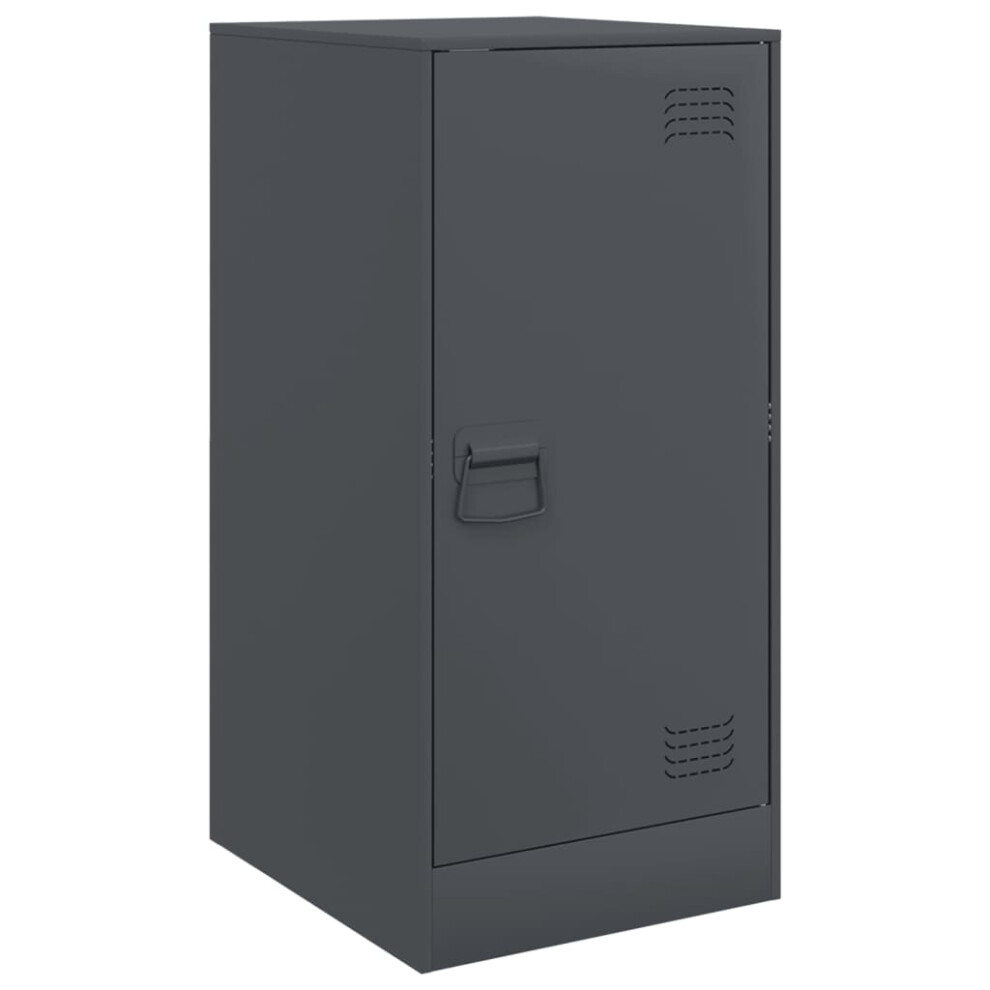 (anthracite) vidaXL Sideboard Home Storage Cupboard Side Cabinet Highboard Anthracite Steel