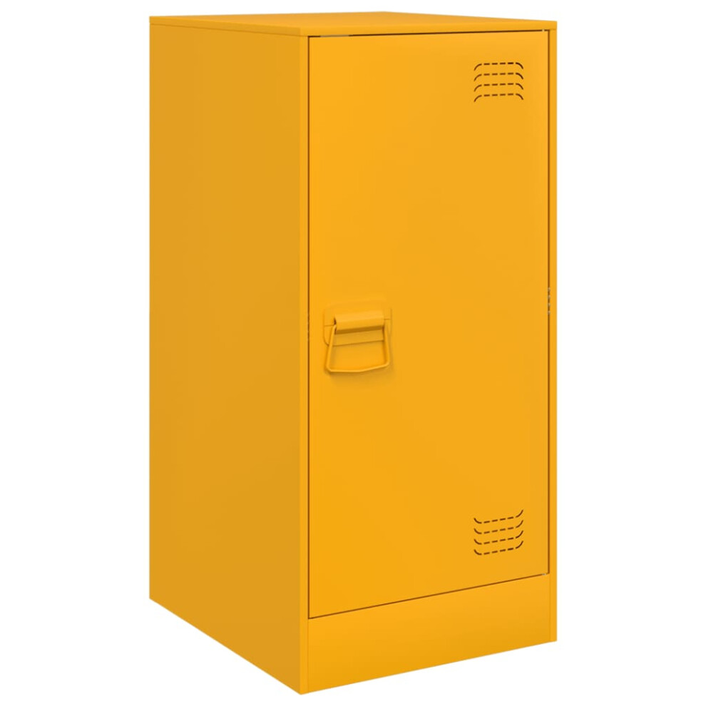 (mustard yellow) vidaXL Sideboard Home Storage Cupboard Side Cabinet Highboard Anthracite Steel