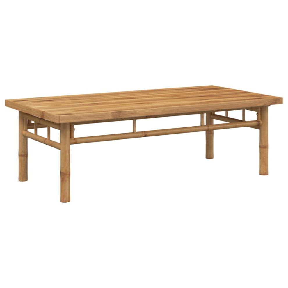 Vidaxl (110 X 55 X 35 Cm) Coffee Table Hallway Tea Accent End Table Centre Sofa Table Bamboo Brown