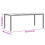 VidaXL vidaXL Gartentisch mit Glasplatte Grau 190x90x75 cm Poly Rattan 11