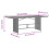 VidaXL vidaXL Gartentisch mit Glasplatte Grau 190x80x75 cm Poly Rattan 11
