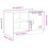VidaXL vidaXL TV-Schrank Anthrazit 67x39x44 cm Stahl 3