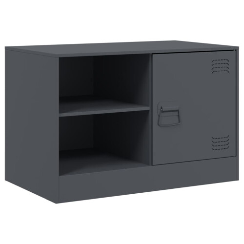 VidaXL vidaXL TV-Schrank Anthrazit 67x39x44 cm Stahl 1