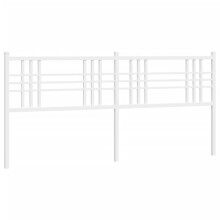 (white, 180 cm) vidaXL Metal Headboard Bedroom Home Bed Header Bed Headboard Black 160 cm