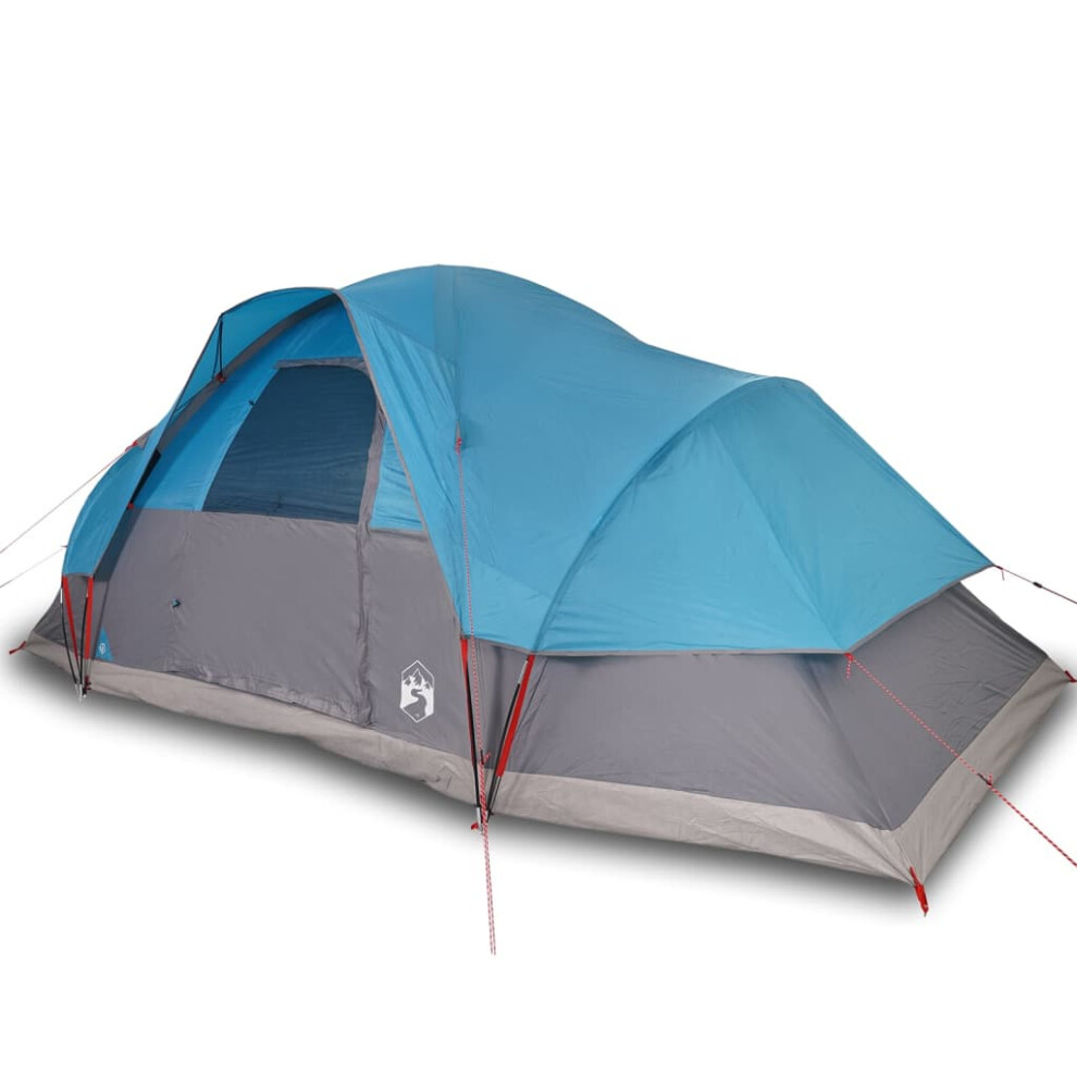 (blue, 9-person) vidaXL Family Tent Dome Camping Tent Patio Hiking Lightweight Tent Waterproof