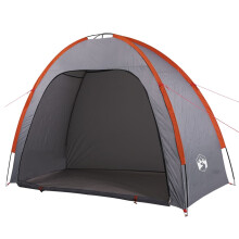 (grey and orange, 200 x 163 x 190 cm) vidaXL Storage Tent Outdoor Lightweight Tent Bike Utility Tent Waterproof