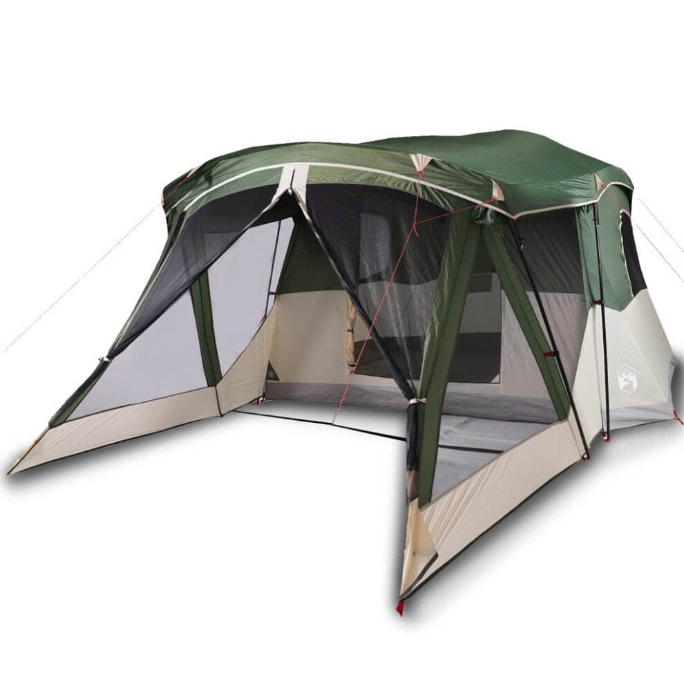 (green, 4-person) vidaXL Family Tent with Porch 6-Person Lightweight Camping Tent Waterproof