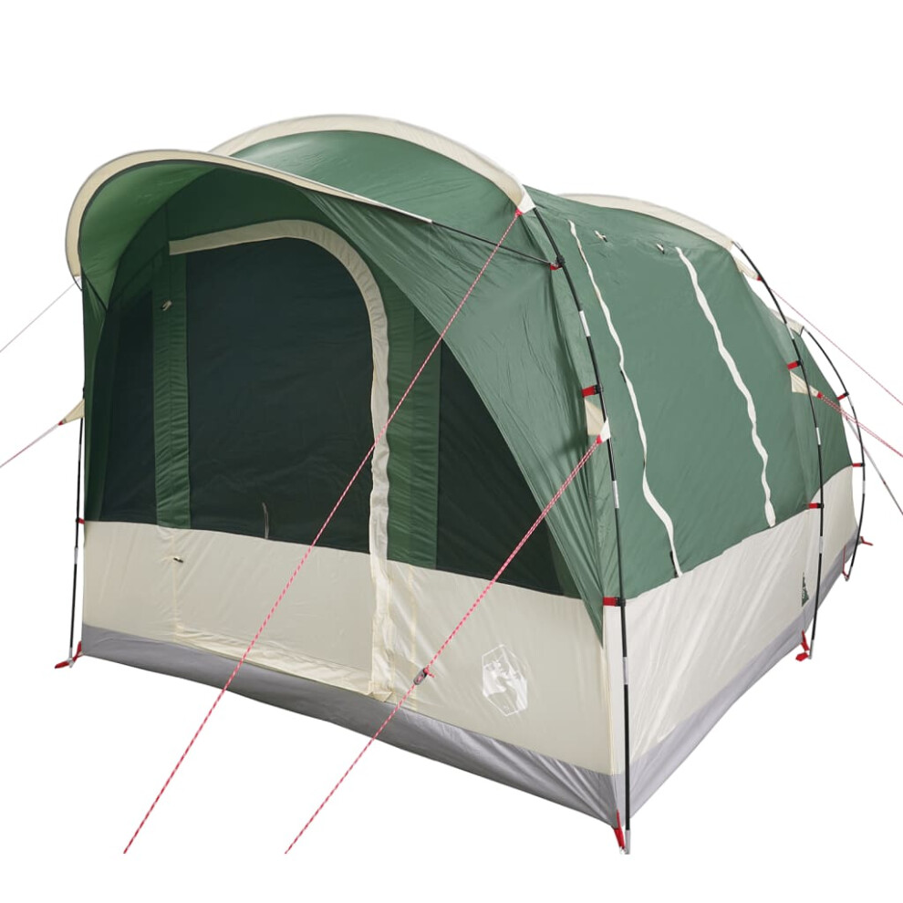 (Green, 3-person) vidaXL Family Tent Tunnel 7-Person Lightweight Camping Tent Green Waterproof