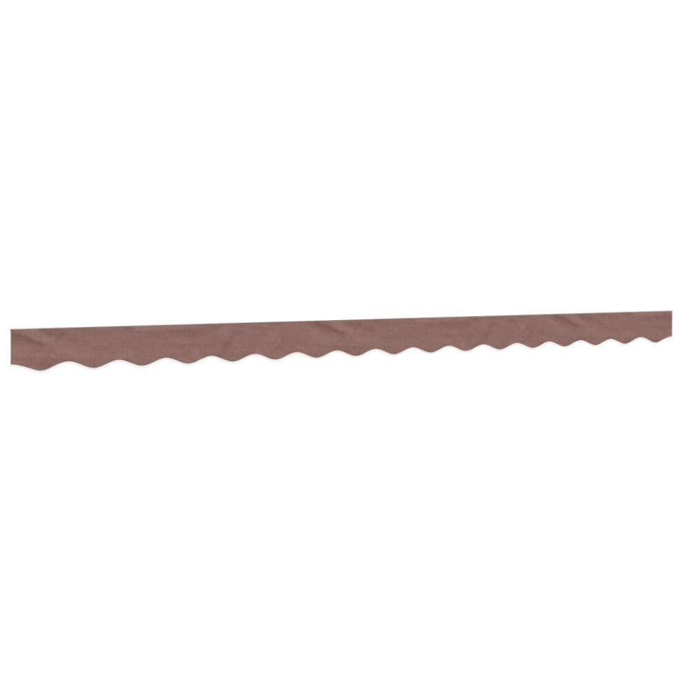 Vidaxl (Brown Stripe, 4 M) Replacement Fabric For Awning Sunshade Canopy Cloth Valance Stripe