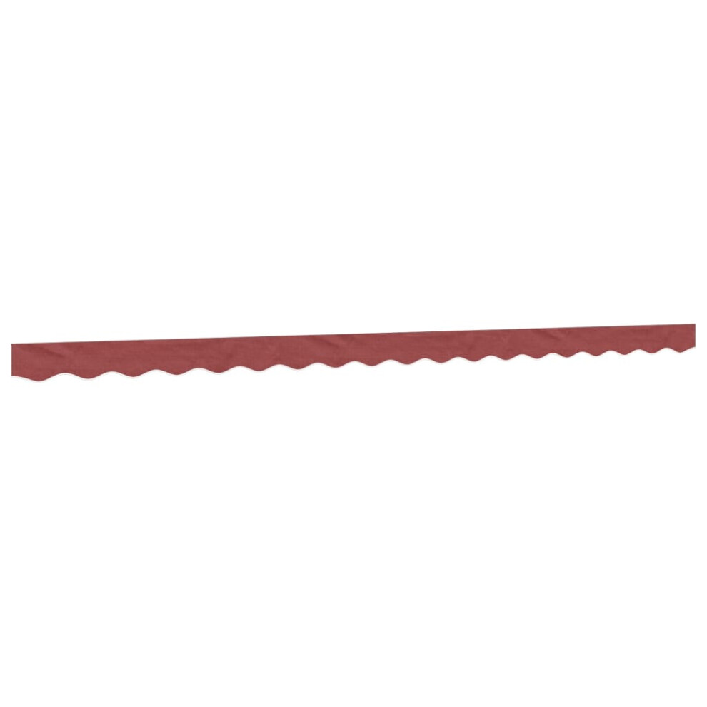 Vidaxl ( Stripe, 4,5 M) Replacement Fabric For Awning Sunshade Canopy Cloth Valance Stripe Burgundy