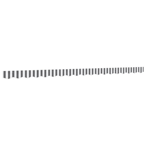 VidaXL vidaXL Markisenvolant Anthrazit und Weiß Gestreift 450 cm