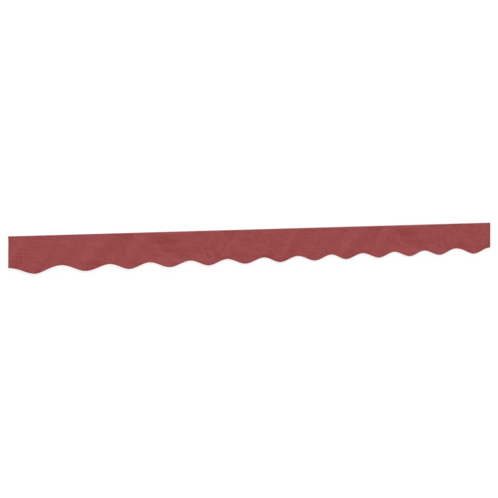 Vidaxl ( Stripe, 3 M) Replacement Fabric For Awning Sunshade Canopy Cloth Valance Stripe Burgundy