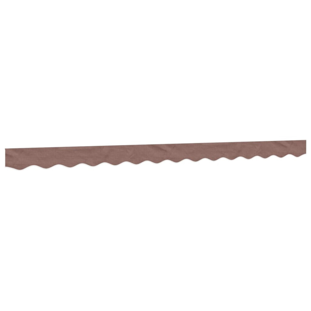 Vidaxl ( Stripe, 3,5 M) Replacement Fabric For Awning Sunshade Canopy Cloth Valance Stripe Brown