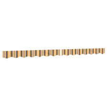 vidaXL Markisenvolant Gelb und Grau Gestreift 350 cm