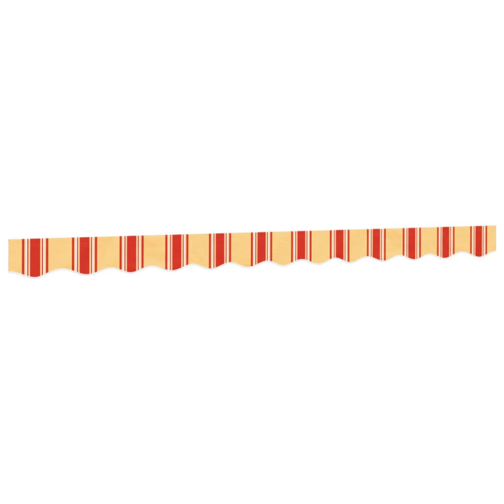 (yellow and orange, 3 m) vidaXL Replacement Fabric for Awning Sunshade Canopy Cloth Valance Stripe