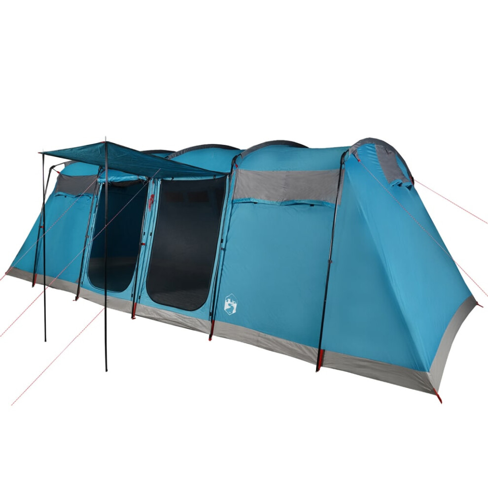 Vidaxl (Blue, 10-Person) Family Tent Tunnel Camping Tent Fishing Lightweight Tent Waterproof