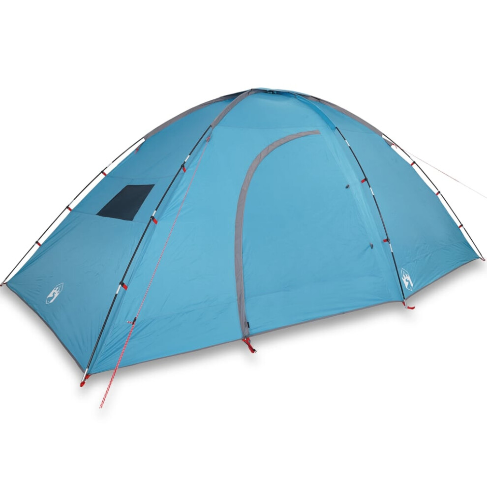 (Blue) vidaXL Camping Tent 8-Person Lightweight Tent Patio Dome Tent Blue Waterproof