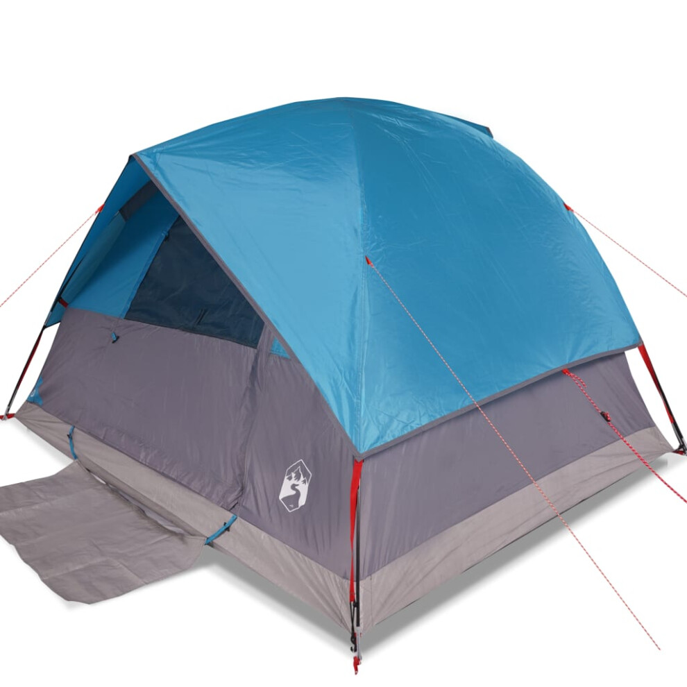 Vidaxl (Blue, 305 X 305 X 183 Cm) Camping Tent Dome 2-Person Lightweight Tent Dome Tent Blue Waterproof