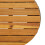 VidaXL (grey) vidaXL Garden Side Table Dining Table Drum Shape Poly Rattan and Solid Wood 7