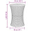 VidaXL (beige) vidaXL Garden Side Table Dining Table Drum Shape Poly Rattan and Solid Wood 9
