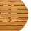 VidaXL (black) vidaXL Garden Side Table Dining Table Drum Shape Poly Rattan and Solid Wood 7