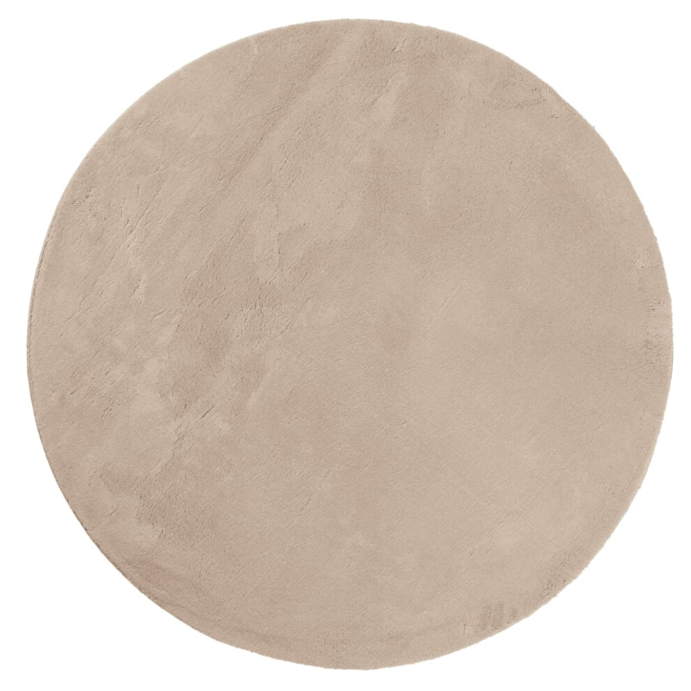 Vidaxl (Sand, 160 Cm) Rug Short Pile Soft And Washable Floor Mat Area Rug Bedroom Carpet