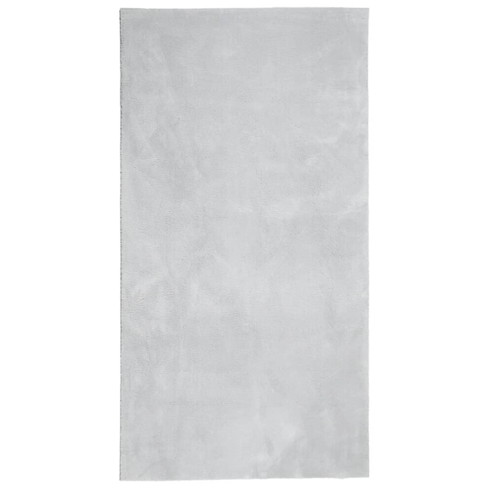 Vidaxl (Grey, 80 X 150 Cm) Rug Short Pile Soft And Washable Floor Mat Area Rug Bedroom Carpet