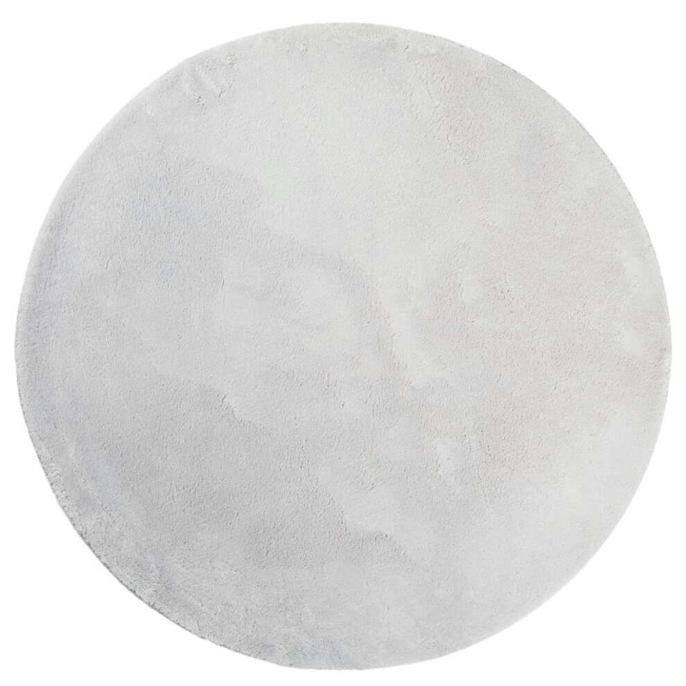 Vidaxl (Grey, 160 Cm) Rug Short Pile Soft And Washable Floor Mat Area Rug Bedroom Carpet