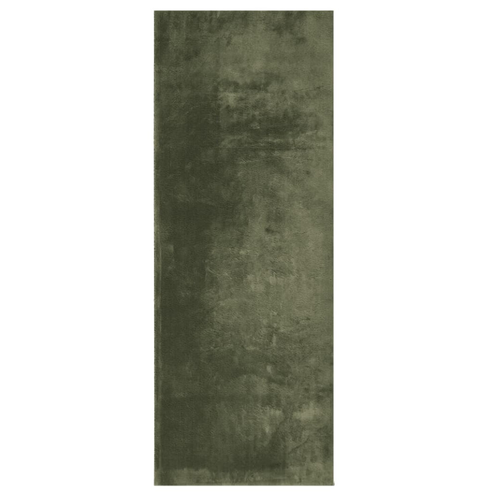 (green, 80 x 200 cm) vidaXL Rug Short Pile Soft and Washable Floor Mat Area Rug Bedroom Carpet